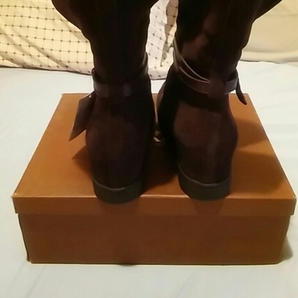 Coach Suede Shearling Norell Bootie - Picture 7 of 8